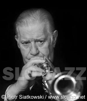 WILD BILL DAVISON jazz cornet player dixieland Chicago Eddie Condon New Orleans image slojazz photo Piotr Siatkowski